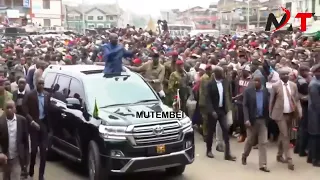 DRAMA IN GITHURAI AFTER PRESIDENT RUTO WAS CHASED LIKE A BURUKENGE BY ANGRY HUSTLERS  IN GITHURAI