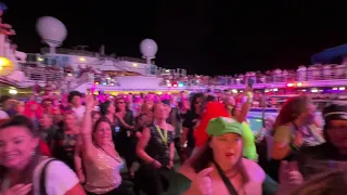 P&O 80s cruise. Day 2  Inc 80s Icons Party
