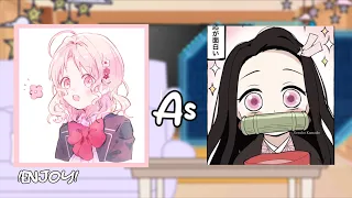 ♥︎ diabolik lovers react to yui as nezuko ♡︎ || gacha reaction || ☆ Maessi ★