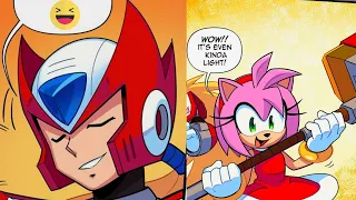 Amy Rose Lifts Zero's Hammer!? (Sonic Comic Dub)