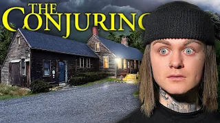 TRAPPED in THE REAL CONJURING HOUSE ALONE (Very Scary)