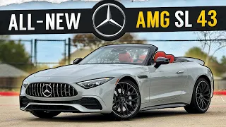 $120k 4-Cylinder?! NEW 2023 Mercedes AMG SL 43 Roadster