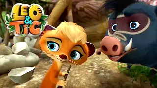 Leo and Tig 🦁 Flying High 🐯 All episodes in row 🦁 Funny Family Good Animated Cartoon for Kids