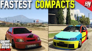 Top 10 Fastest Compact Cars In GTA Online