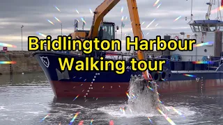 4k HDR Walking Tour Bridlington Harbour