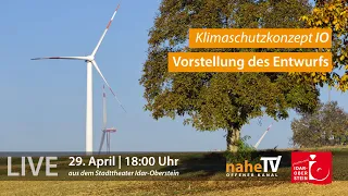 LIVE: #Klimaschutzkonzept IO | Vorstellung des Entwurfs #Bürgerbeteiligung