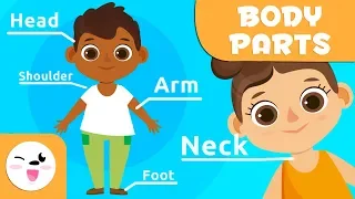 The Human Body for children - Body Parts for Kids