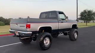 1981 CHEVY K10 ON THE ROAD! MUST SEE