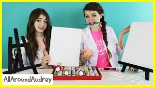 Audrey and Jordan Paint Portraits of Each Other! / AllAroundAudrey