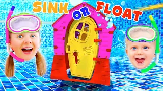 Sink or Float with Oliver and Mom - Cool Science Experiments for Kids