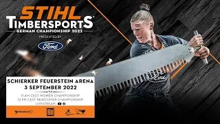 STIHL TIMBERSPORTS® German Championship 2022 (Women, Newcomer)