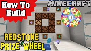 How to build a Redstone PRIZE WHEEL of FORTUNE in Minecraft 1.16/1.16.3 (Tutorial)