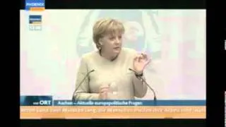 Merkel in Aachen: Grundzüge des Rechtsstaates