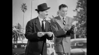 Groucho Marx and Frank Sinatra sing "It's Only Money"