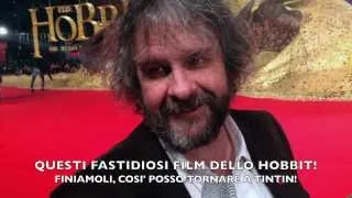 Peter Jackson ci parla di Tintin alla premiére europea dello Hobbit - la Desolazione di Smaug