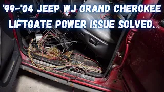 99-04 Jeep WJ Grand Cherokee electrical issues