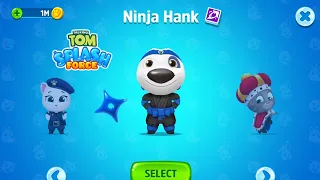Talking Tom Splash Force - Ninja Hank Unlocked - New Game Android iOS Gameplay