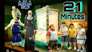 Ice Scream 8 Hard Mode In 21 Minutes