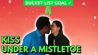 Surprising my Wife With a Mistletoe Kiss | Bucket List Goal