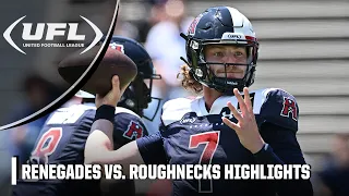 Arlington Renegades vs. Houston Roughnecks | UFL Highlights