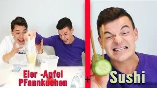 Tourette kocht - Apfel Eierpfannkuchen & Sushi