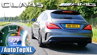 Mercedes CLA 45 AMG 381HP | ACCELERATION TOP SPEED & SOUND by AutoTopNL