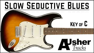 Seductive Slow Blues in C major| Guitar Backing Track