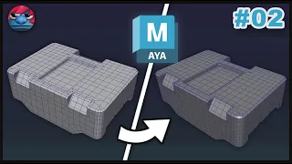 How to retopo a boolean mesh in Maya - EP02 (3D Modeling)