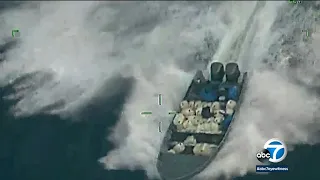 Mexican Navy seizes 9,700 pounds of cocaine after high-speed boat chases caught on video