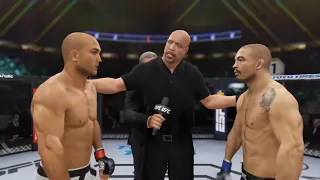 BJ Penn vs Jose Aldo FULL FIGHT | UFC 4 AI Simulation