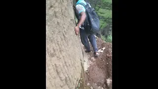 Dangerously Steep Trekking Steps In India | Kalavantin durg | Prabalmachi