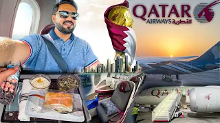 Going to Qatar ✈️ Qatar Airways Review & Doha City Tour Before FIFA World Cup 2022 & Dinner in Qatar