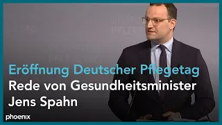 Rede von Gesundheitsminister Jens Spahn zur Eröffnung des Deutschen Pflegetags am 13.10.21