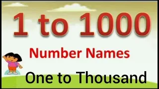 1 to 1000  Number Names ||1 To 1000 Numbers in words in English || 1 - 1000 numbers with spellings