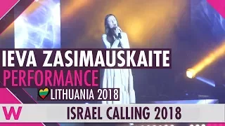 Ieva Zasimauskaitė "When We're Old" (Lithuania) LIVE @ Israel Calling 2018