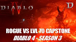 Rogue VS Fallen Temple Capstone Dungeon - World Tier 3 (Lvl 70) - Diablo 4 Season 3