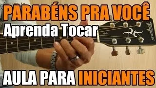 Parabéns pra Você em 2 Ritmos (como tocar - aula de violão iniciante)