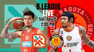 B.League Live | Hiroshima Dragonflies at Nagoya Dolphins | Just Play Scoreboard