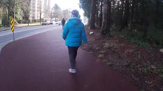 police incident Walk around Patterson Station, Metro Vancouver, BC, Canada Jan 16, 2021