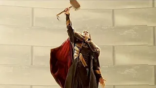 Loki Lift Thor's Hammer - Mjolnir - Deleted Scene - MCU Infinity Saga - Thor 2 The Dark World (2013)