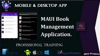 .NET Maui Apps |Building Library Management Application for mobile and desktop with SQLite & EF Core