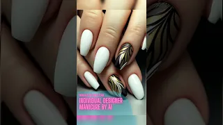 No one has such a manicure - Individual design by AI