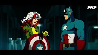 Rogue Meets Captain America