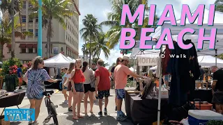 Miami Beach Walk 4k 🇺🇸 Walking tour of Lincoln Road in Miami Beach, Florida USA