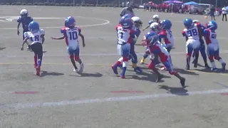 Air Nasir rushes for 2 Tds 250+ Yards & makes 5+ tackles vs the 6U QC Chargers