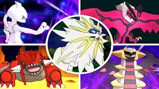 Pokémon Ultra Sun / Moon - All Legendary Pokémon + Signature Moves