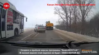 (New) Дтп Авария Car crash accident от 22.01.2016 январь HD