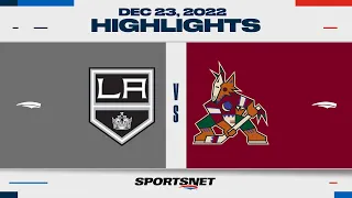 NHL Highlights | Kings vs. Coyotes - December 23, 2022 (SO)