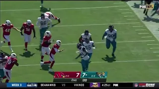 Matt Prater attempts 68 Yard Field Goal that turns into 109 Yard Return