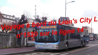 A bord du... | MAN Lion's City L n°1520 - Transdev TVO Valmy Ligne 14